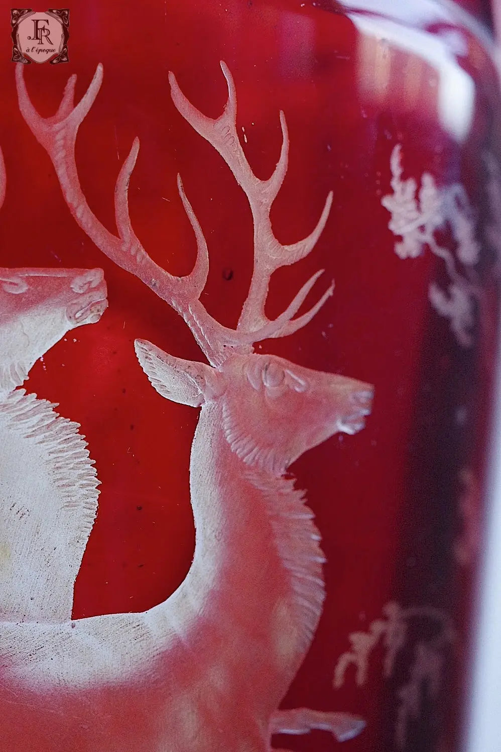 calice  antique アンティーク ボヘミアングラス 教会 .FR A Ll'EPOQUE