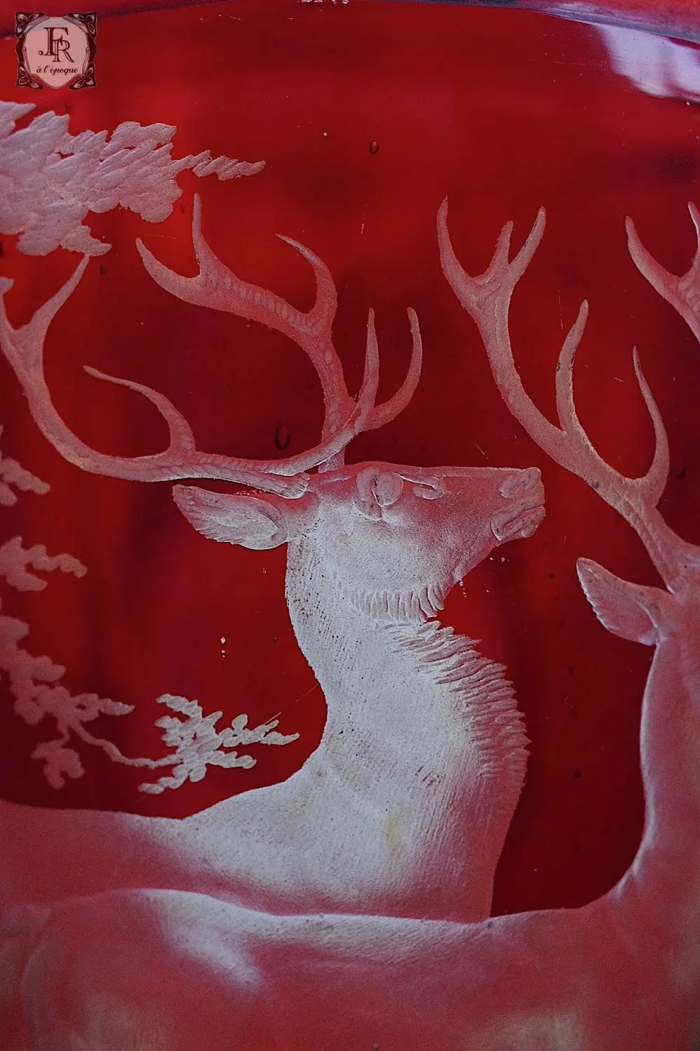 calice  antique アンティーク ボヘミアングラス 教会 .FR A Ll'EPOQUE