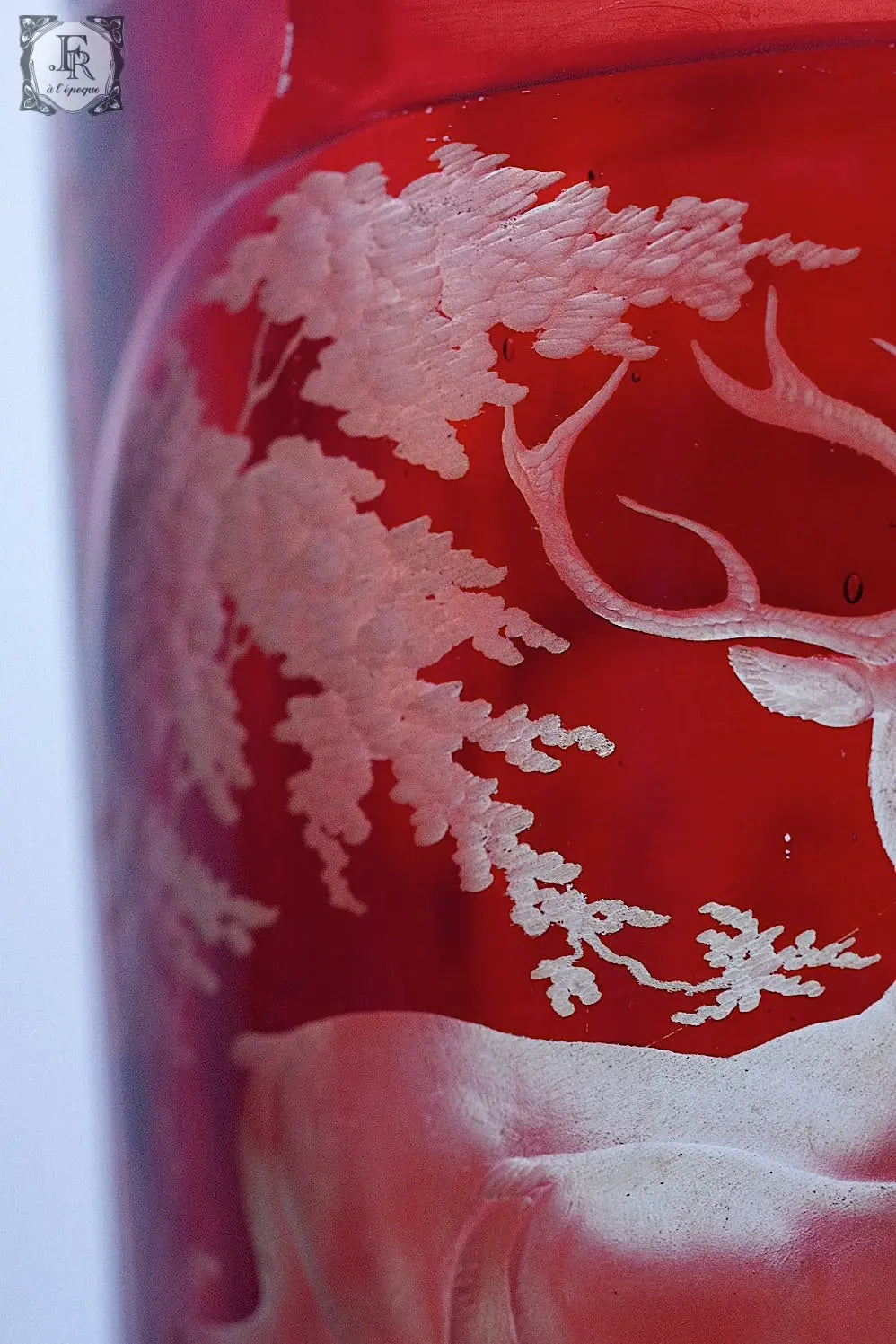 calice  antique アンティーク ボヘミアングラス 教会 .FR A Ll'EPOQUE