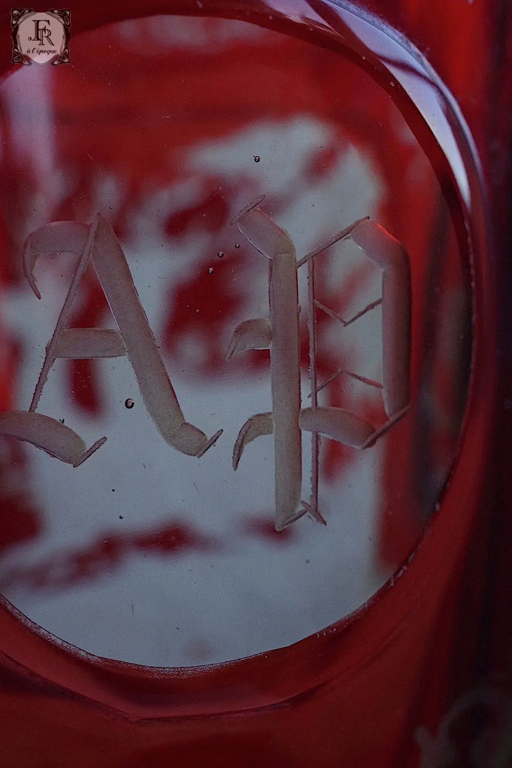 calice  antique アンティーク ボヘミアングラス 教会 .FR A Ll'EPOQUE