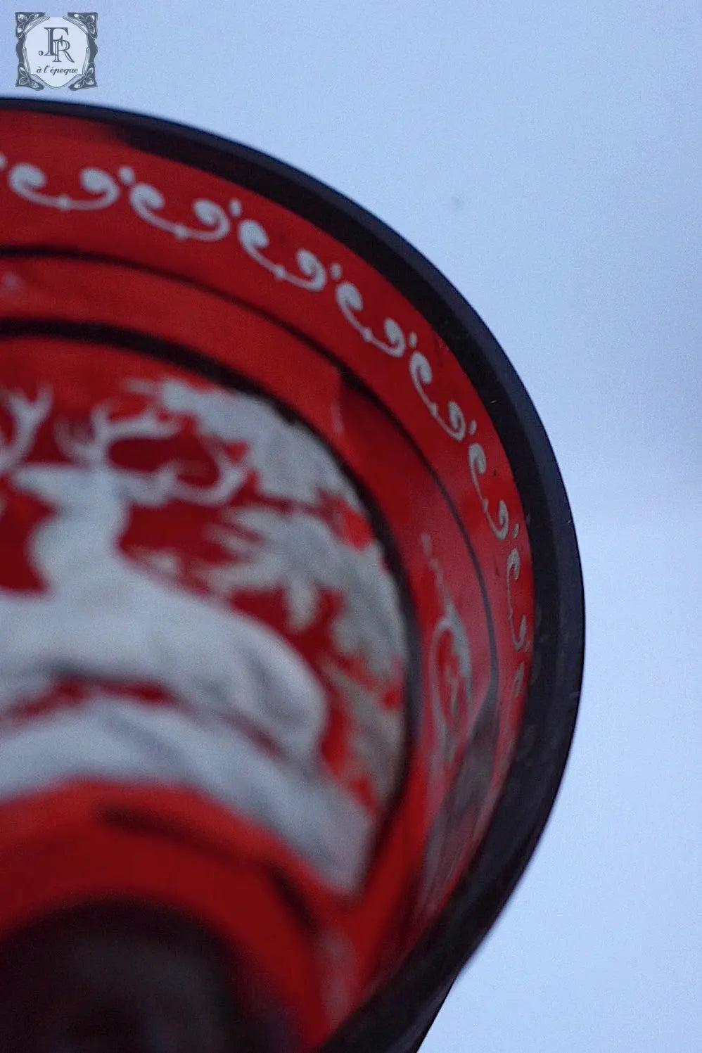 calice  antique アンティーク ボヘミアングラス 教会 .FR A Ll'EPOQUE