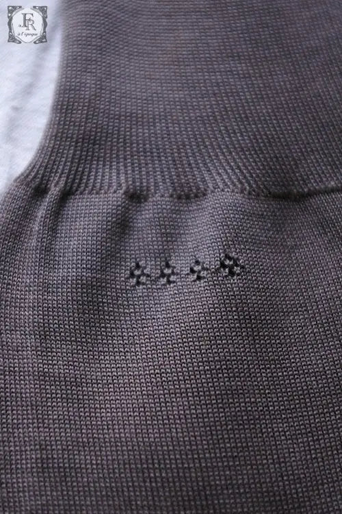 chaussette アンティーク メンズ靴下 グレー .FR A Ll'EPOQUE