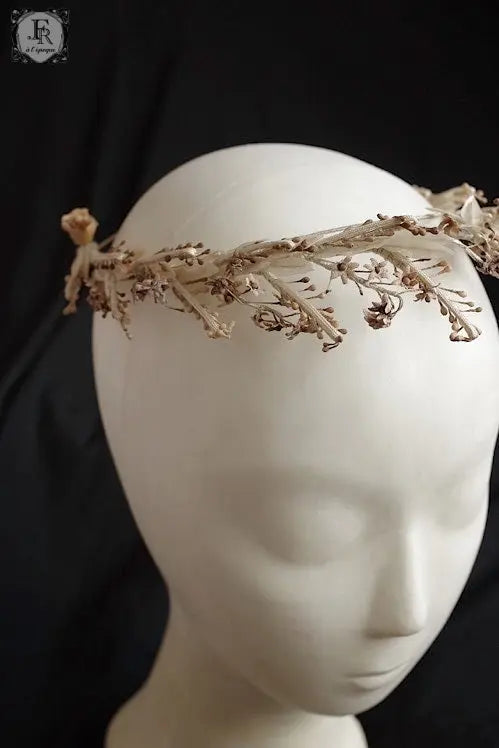 couronne de fleur antique アンティークティアラ お花 .FR A Ll'EPOQUE
