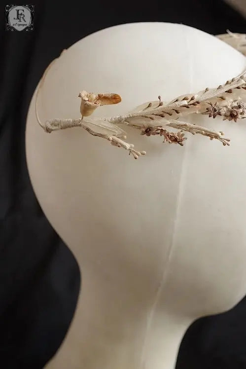 couronne de fleur antique アンティークティアラ お花 .FR A Ll'EPOQUE