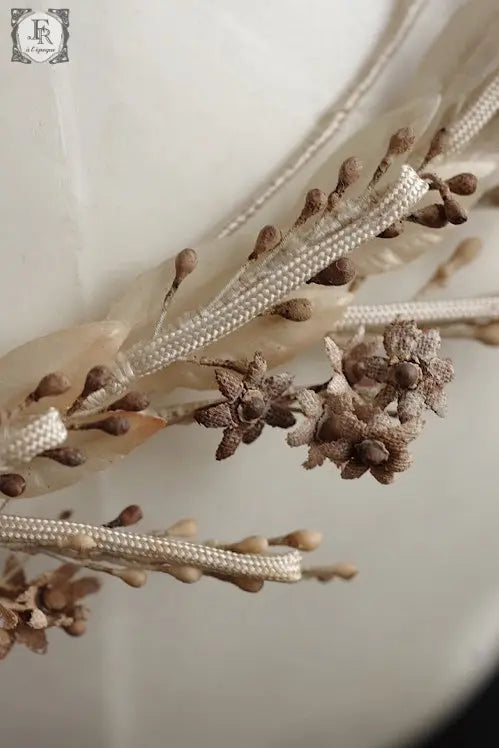couronne de fleur antique アンティークティアラ お花 .FR A Ll'EPOQUE