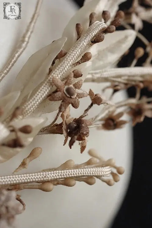 couronne de fleur antique アンティークティアラ お花 .FR A Ll'EPOQUE