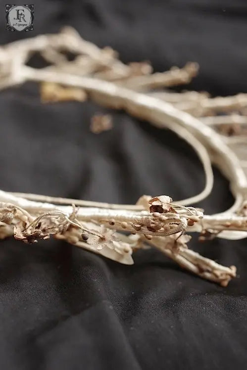 couronne de fleur antique アンティークティアラ お花 .FR A Ll'EPOQUE