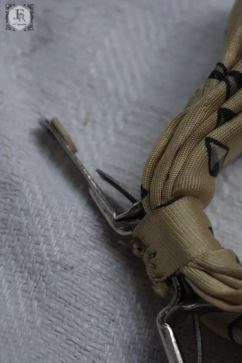 papillon ヴィンテージ 蝶ネクタイ キイロダイヤ柄 .FR A Ll'EPOQUE