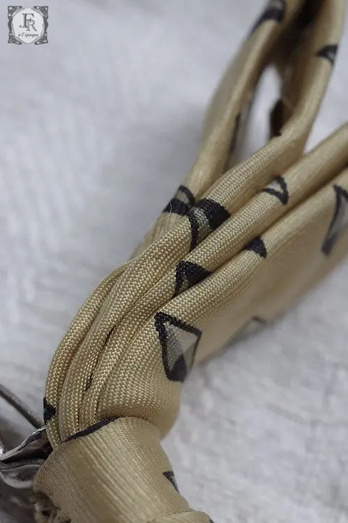 papillon ヴィンテージ 蝶ネクタイ キイロダイヤ柄 .FR A Ll'EPOQUE