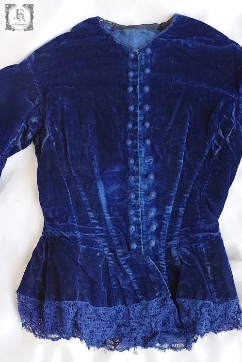 vetement antique アンティーク コスチューム ベルベット .FR A Ll'EPOQUE