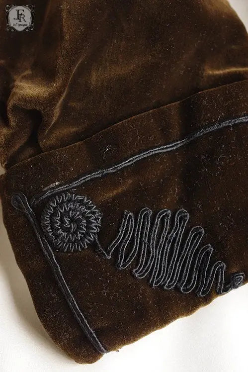 vetement d'enfan ベルベット コサージュ 少女サイズ .FR A Ll'EPOQUE