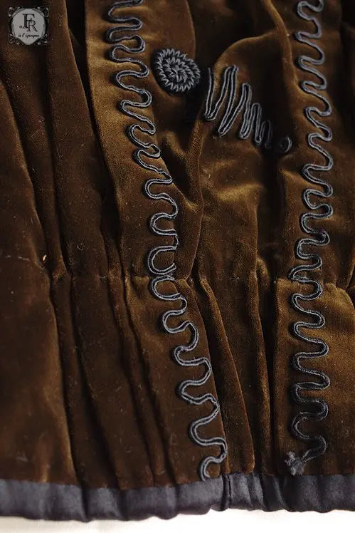 vetement d'enfan ベルベット コサージュ 少女サイズ .FR A Ll'EPOQUE