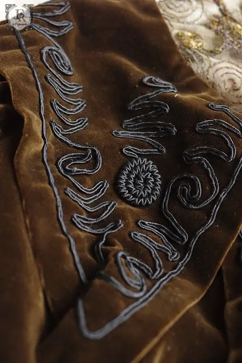 vetement d'enfan ベルベット コサージュ 少女サイズ .FR A Ll'EPOQUE