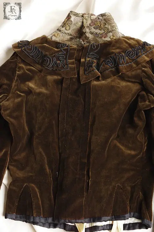 vetement d'enfan ベルベット コサージュ 少女サイズ .FR A Ll'EPOQUE