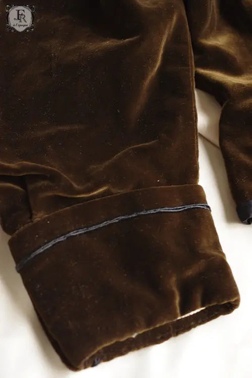 vetement d'enfan ベルベット コサージュ 少女サイズ .FR A Ll'EPOQUE