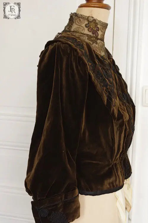 vetement d'enfan ベルベット コサージュ 少女サイズ .FR A Ll'EPOQUE