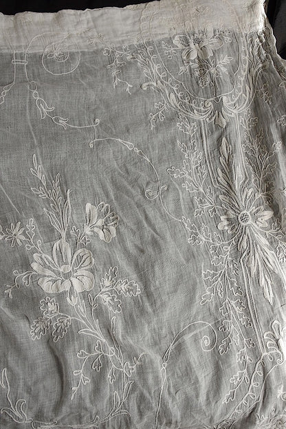 linge de maison antique アンティークカーテン　3 .FR a l'epoque