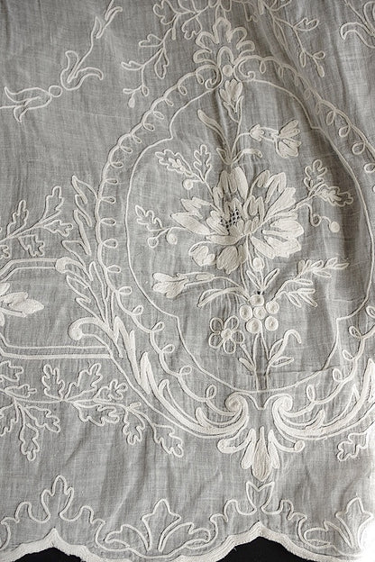 linge de maison antique アンティークカーテン　3 .FR a l'epoque