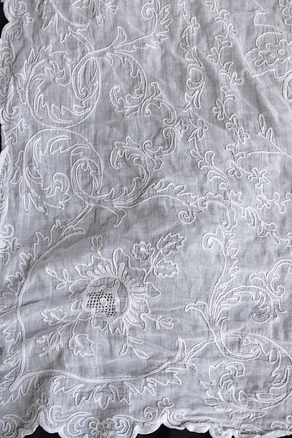 linge de maison antique アンティークカーテン　4 .FR a l'epoque