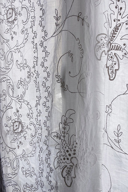 linge de maison antique アンティークカーテン　4 .FR a l'epoque