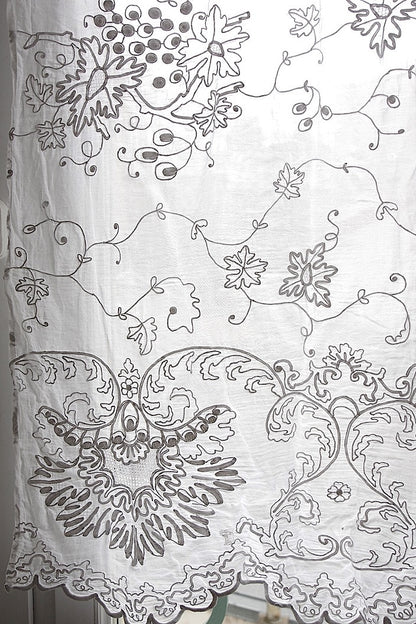 linge de maison antique アンティークカーテン　5 .FR a l'epoque