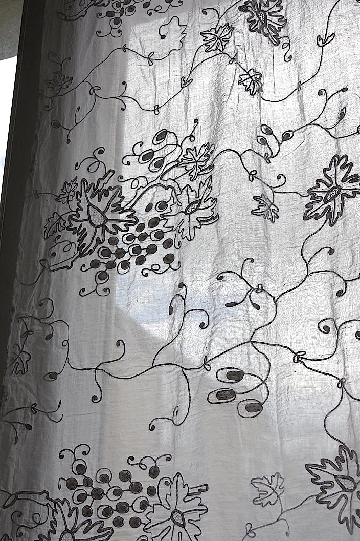 linge de maison antique アンティークカーテン　5 .FR a l'epoque
