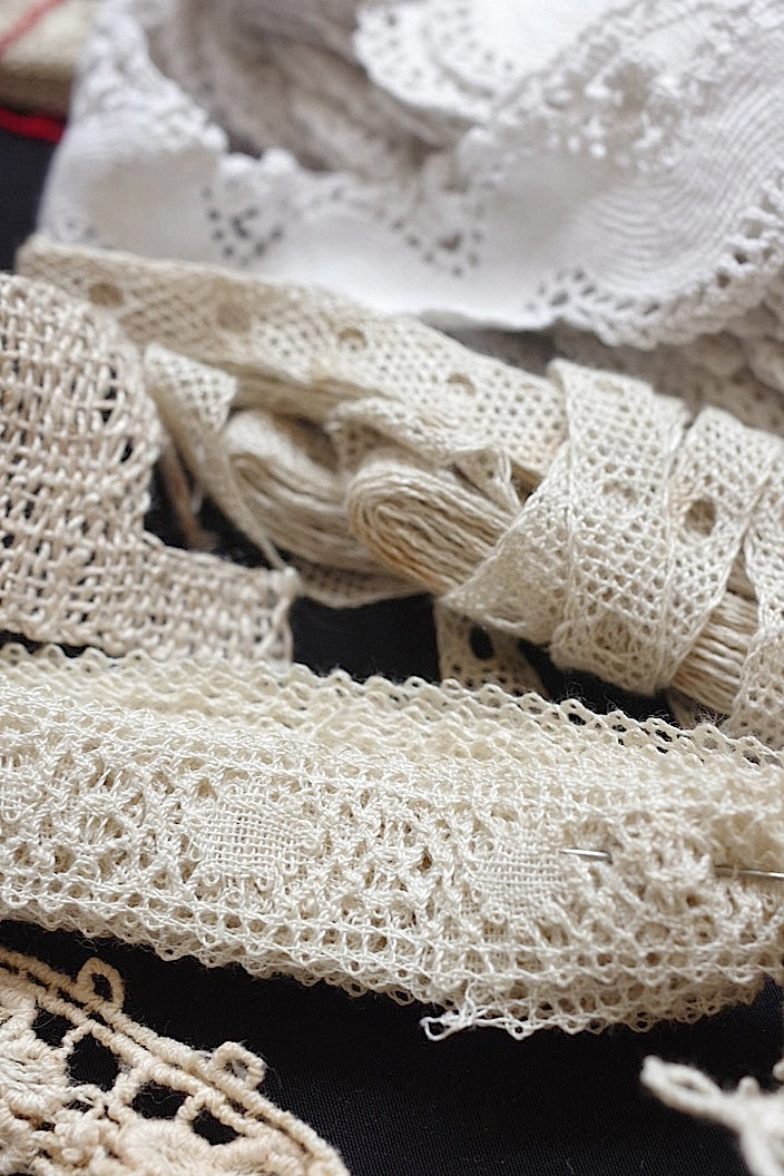 dentelle antique antique lace material lots4