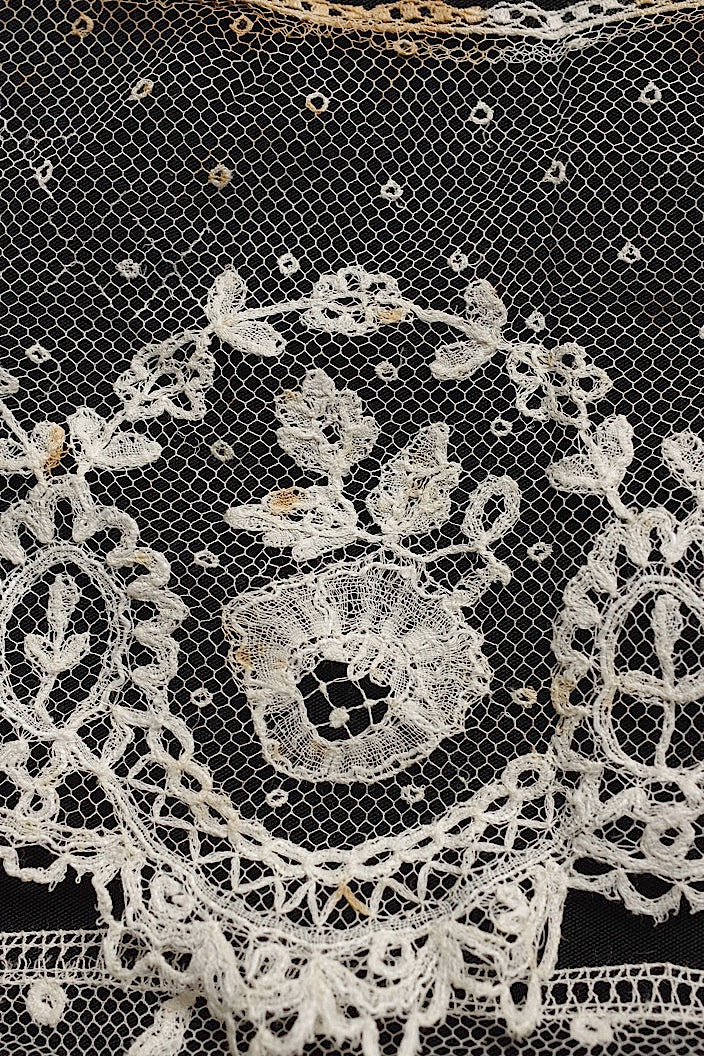 dentelle antique antique lace application angletail 5 pieces