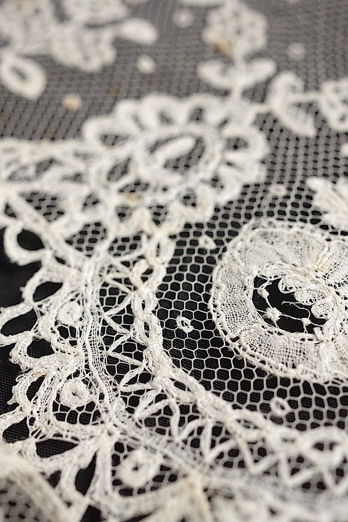 dentelle antique antique lace application angletail 5 pieces