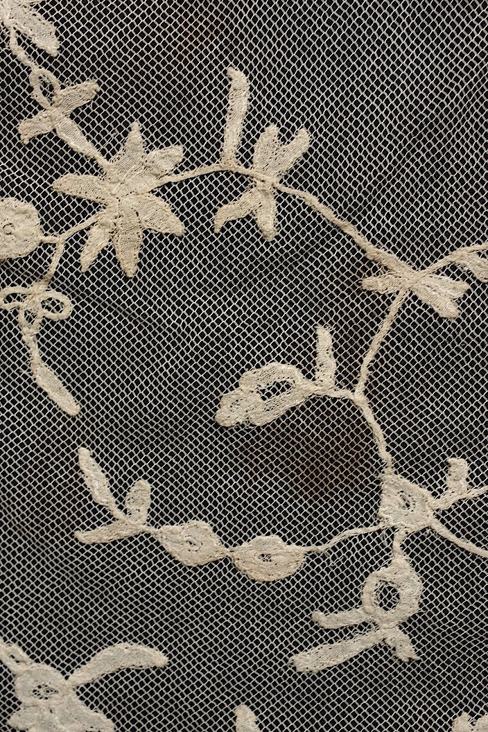 dentelle antique アンティークレース　ベール2枚 .FR a l'epoque