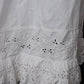 vêtement antique antique cotton lace skirt