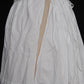 vêtement antique antique cotton lace skirt