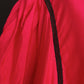 vêtement antique chemisier dentelle antique rouge