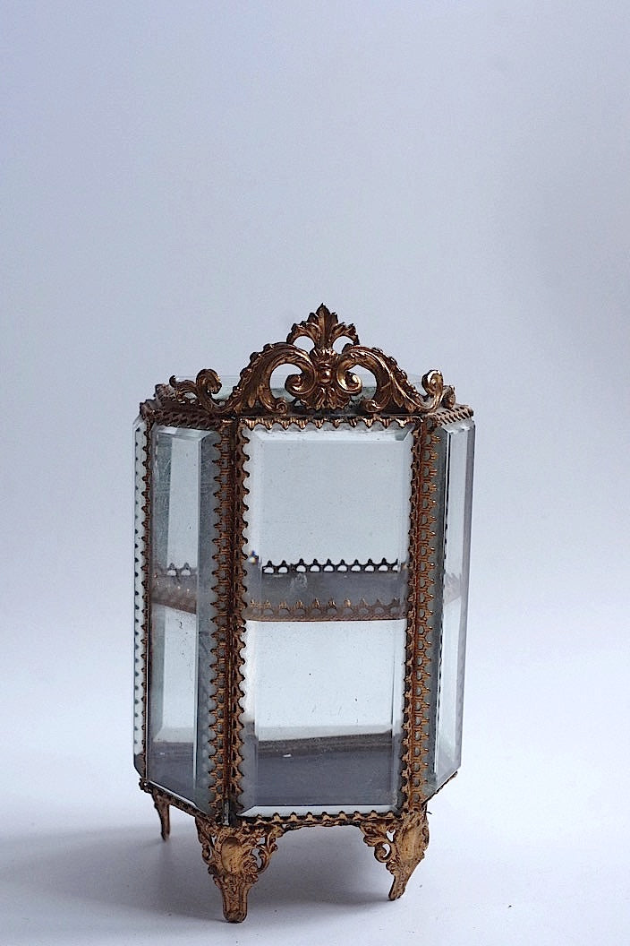 mobilier miniatures antique vitrine antique