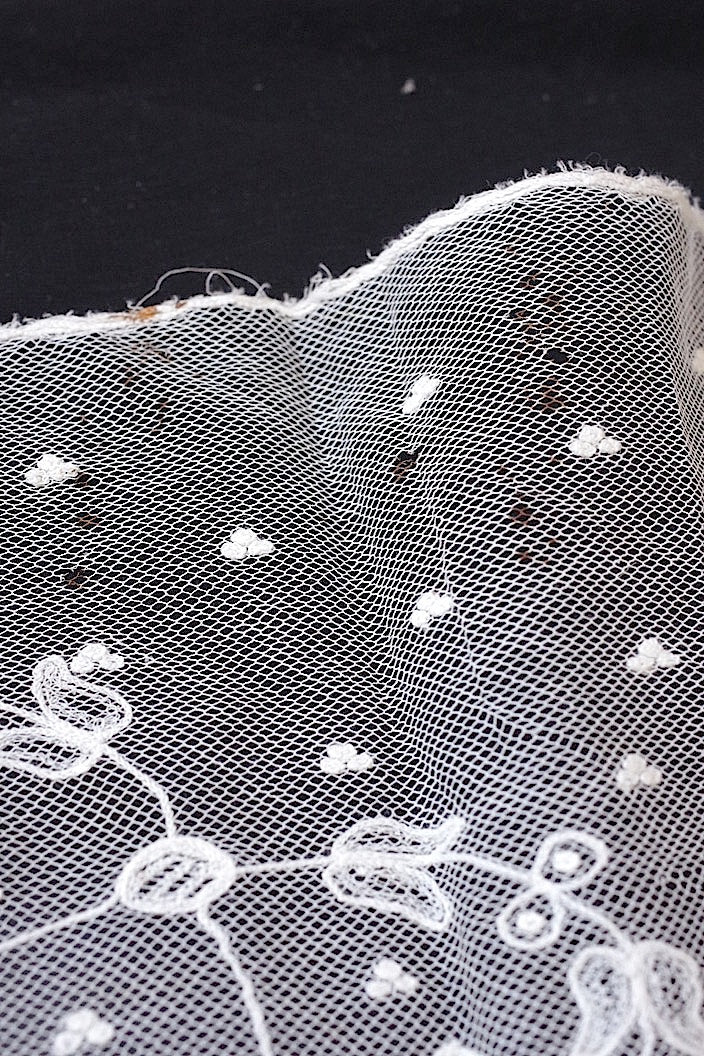 dentelle antique antique lace 2 scraps for material