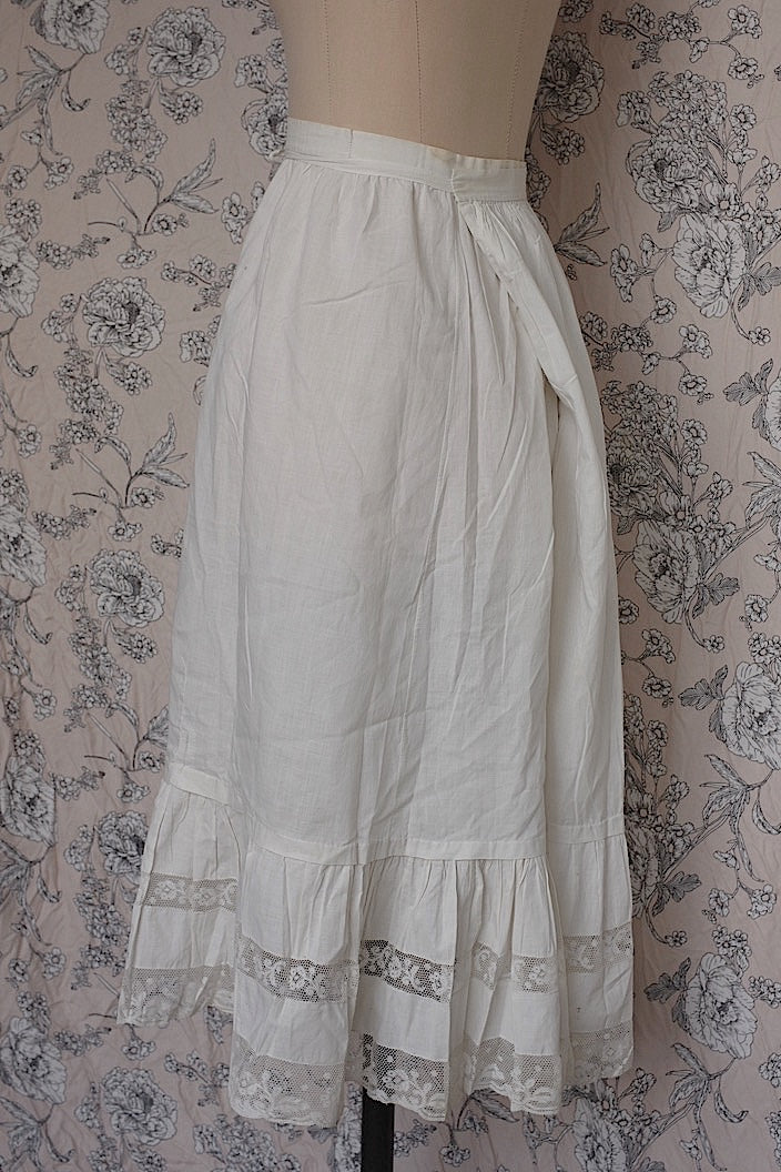 vêtement antique アンティークコットン スカート