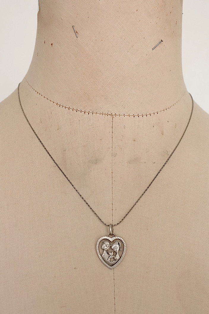 collier vintage ヴィンテージ　ペイネペンダント2 .FR a l'epoque