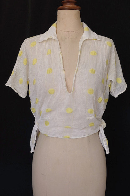 vêtement antique　アンティークブラウス　ポワン .FR a l'epoque