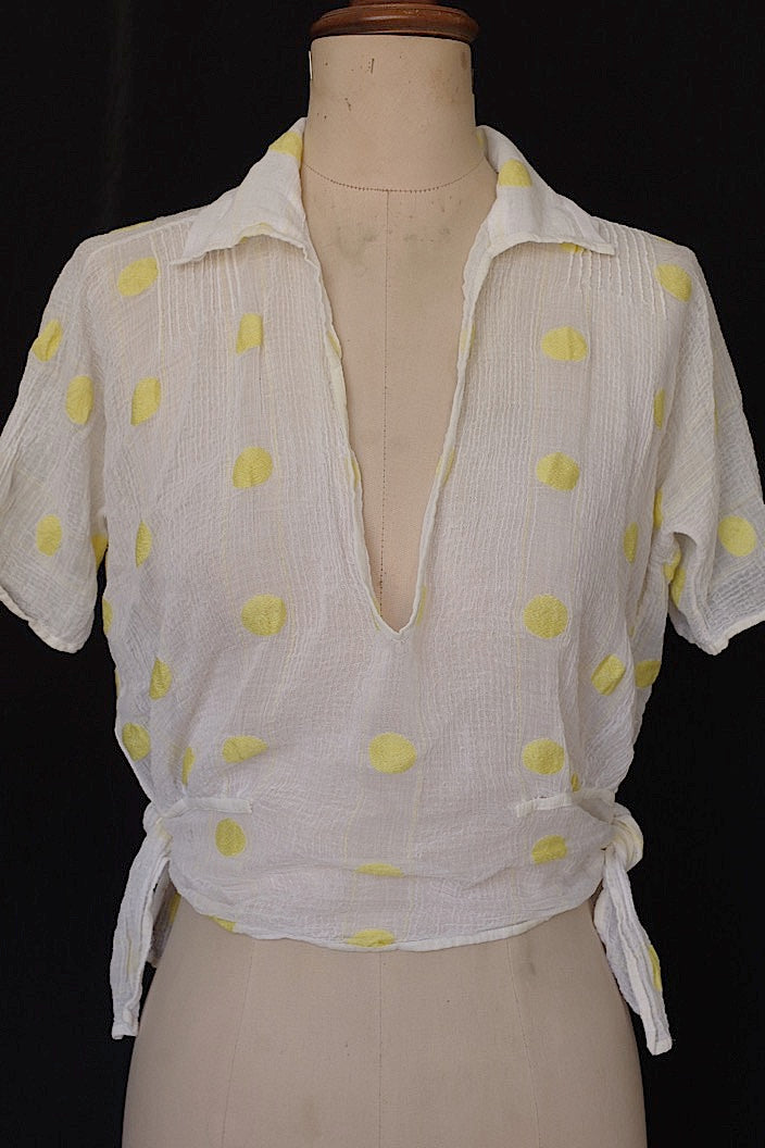 vêtement antique antique blouse point