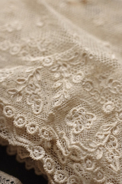 dentelle antique　アンティークレース アランソンレース　220cm .FR a l'epoque