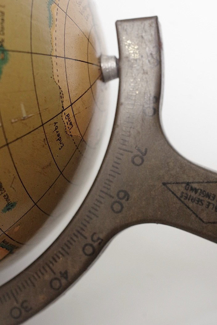 globe antique　アンティーク地球儀 .FR a l'epoque