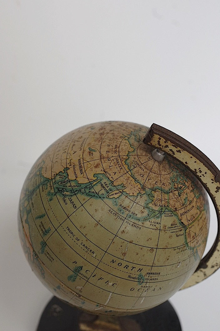globe antique　アンティーク地球儀