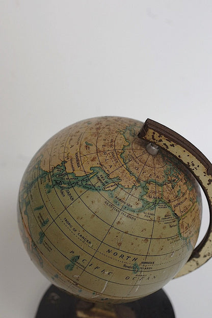 globe antique　アンティーク地球儀 .FR a l'epoque