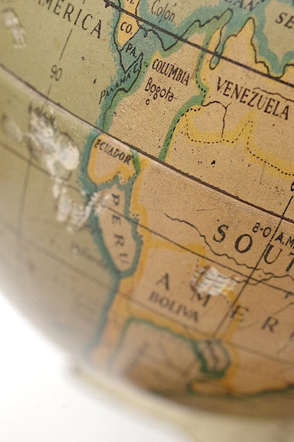 globe antique　アンティーク地球儀 .FR a l'epoque