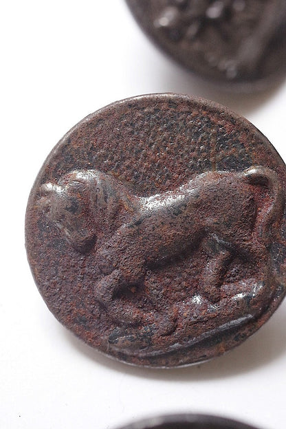 boutons antique　アンティークボタン ハンターボタン　lots4 .FR a l'epoque