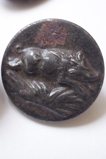 boutons antique　アンティークボタン ハンターボタン　lots5 .FR a l'epoque