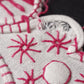 linge de maison antique　アンティークレース　クロス　赤刺繍