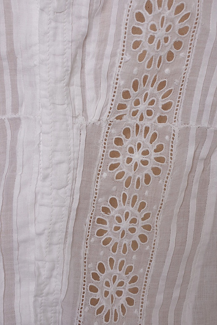 vêtement antique chemisier en coton antique 1