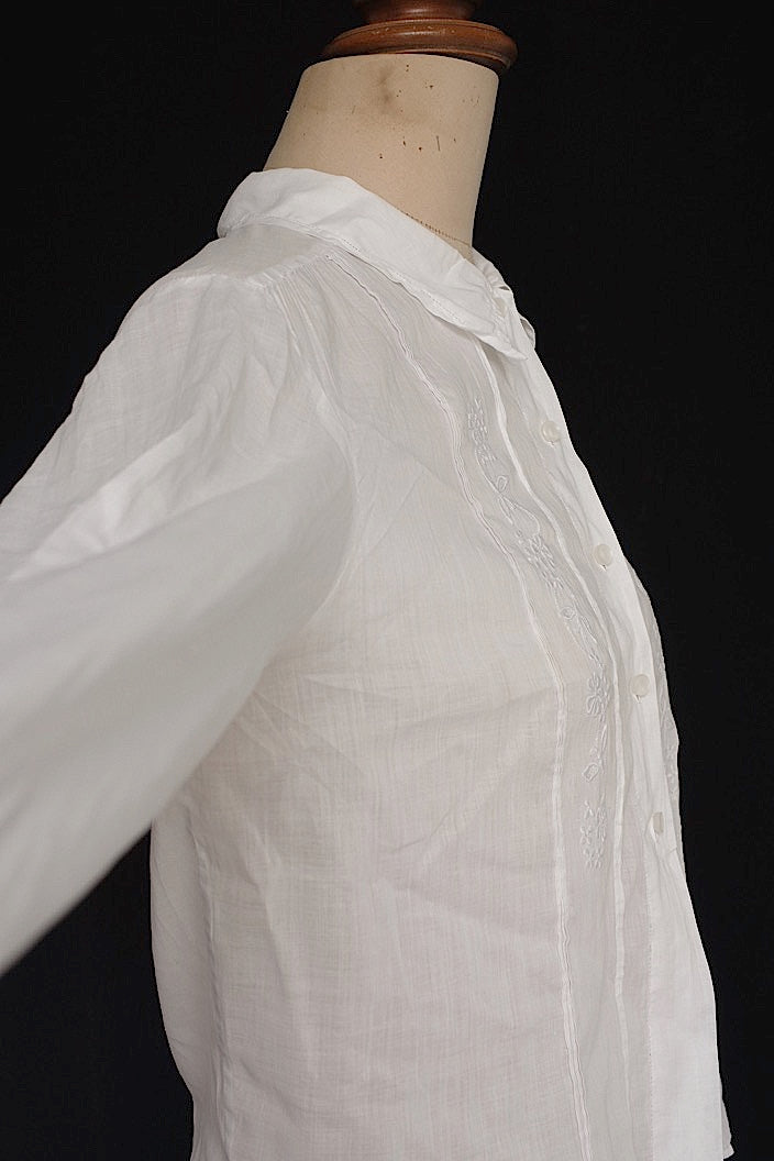 vêtement antique antique cotton blouse 2