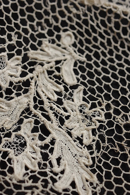 dentelle アンティークレース　アランソン　290cm .FR a l'epoque